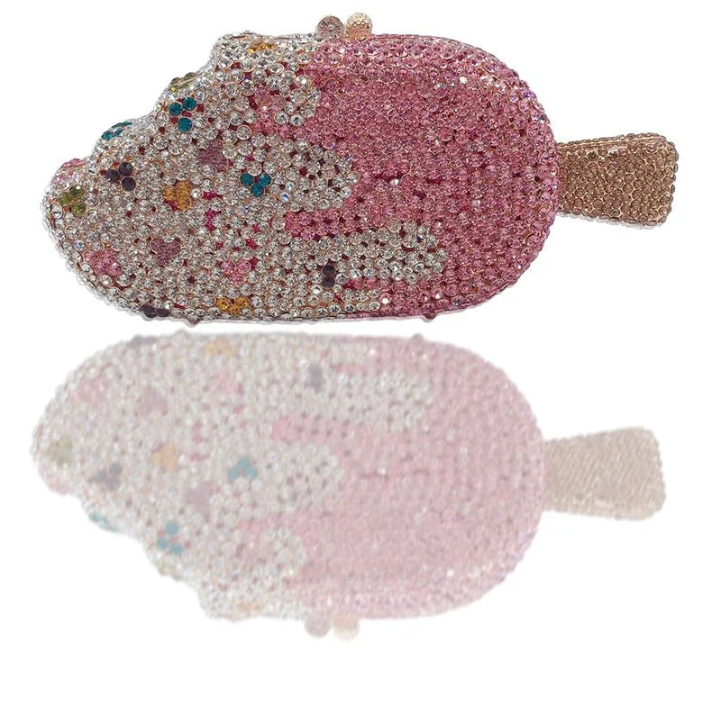 Crystal Ice Cream Evening Bag