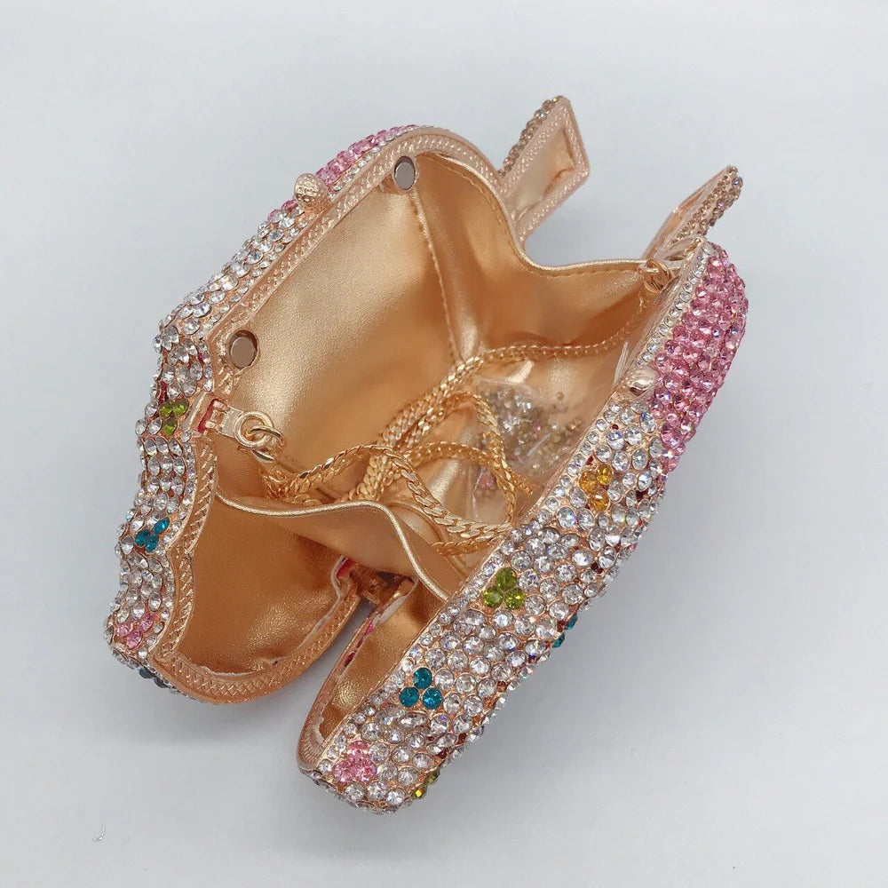 Crystal Ice Cream Evening Bag