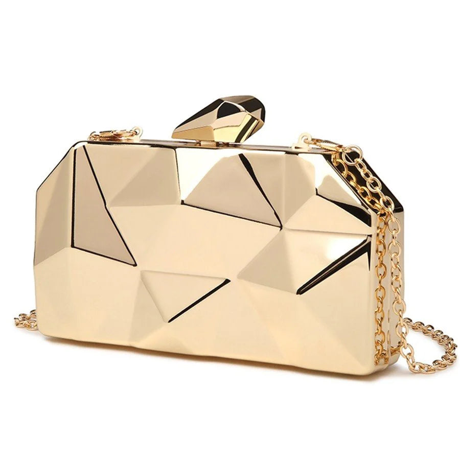 Geometric Pattern Evening Clutch
