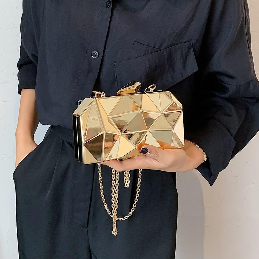 Geometric Pattern Evening Clutch