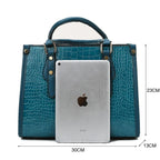Luxurious Crocodile Embossed Bag