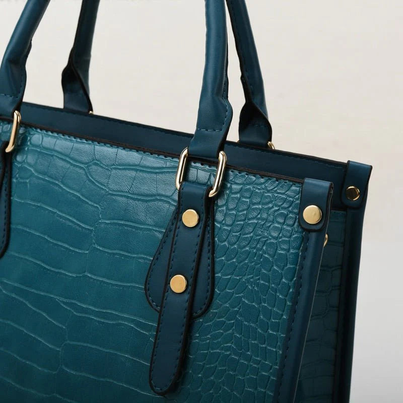 Luxurious Crocodile Embossed Bag