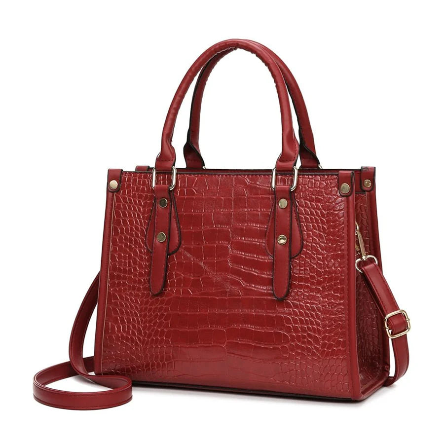 Luxurious Crocodile Embossed Bag