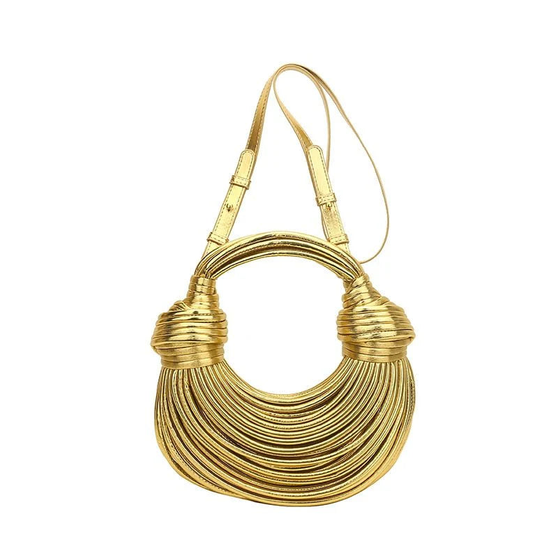 Metallic Loop Tote