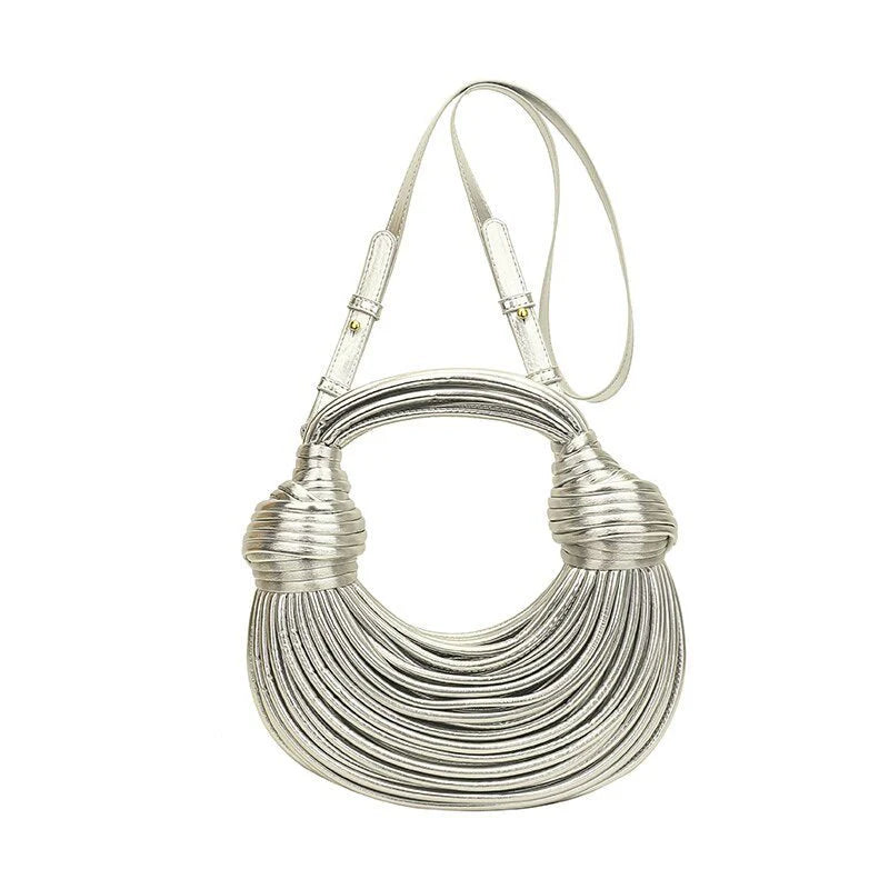 Metallic Loop Tote