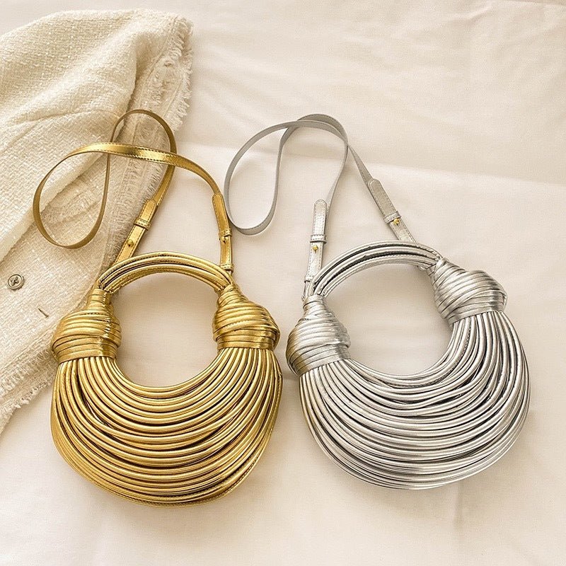 Metallic Loop Tote