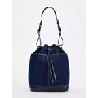 Denim Bucket Bag