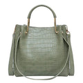 Stone Grain Leather Bucket Bag