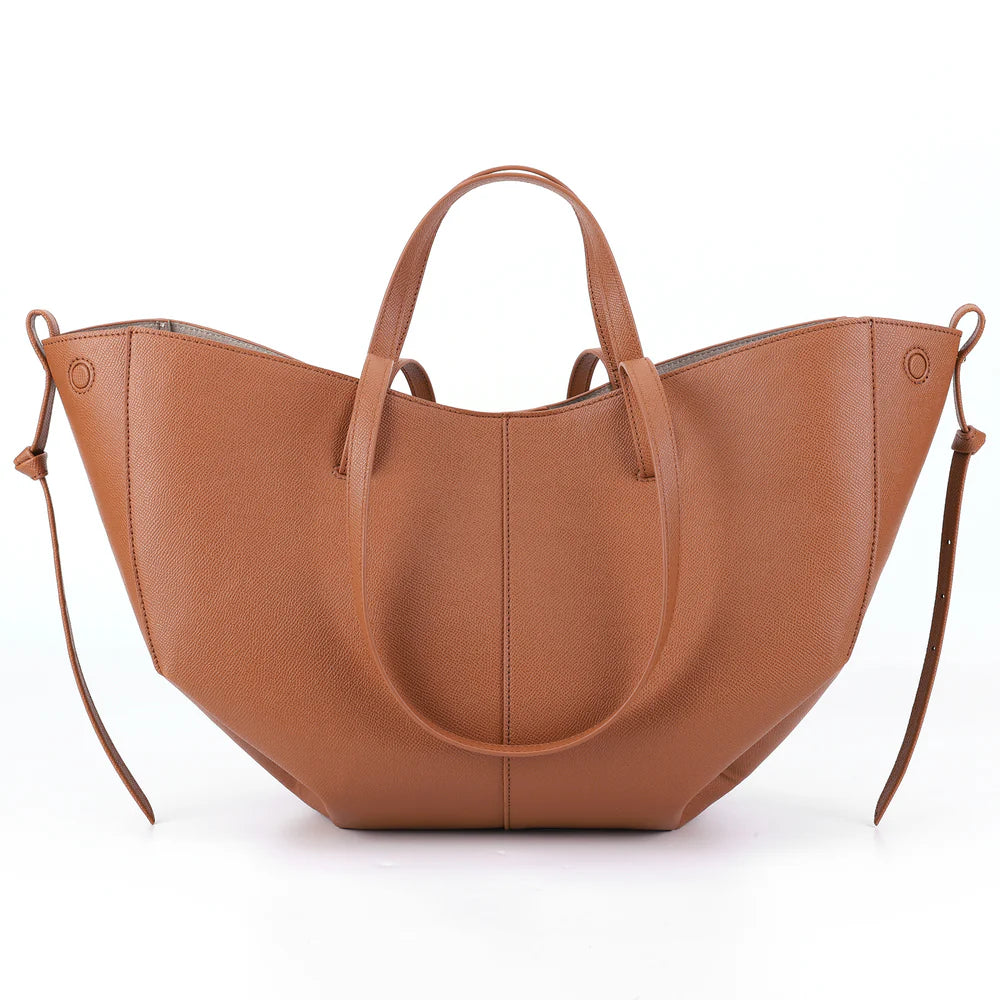 Vintage Style Leather Shoulder And Handbag