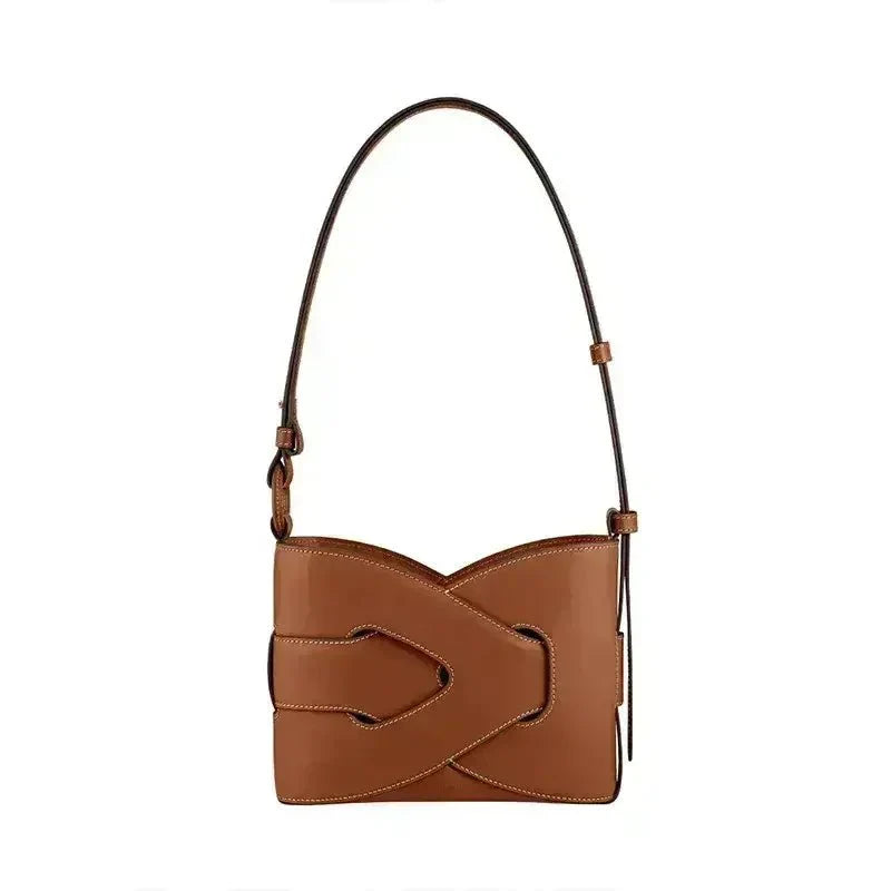 Woven Leather Handbag